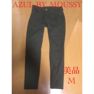 アズールバイマウジー(AZUL by moussy)のAZUL BY moussy アズールバイマウジー　スキニー　パンツ　カーキ(スキニーパンツ)