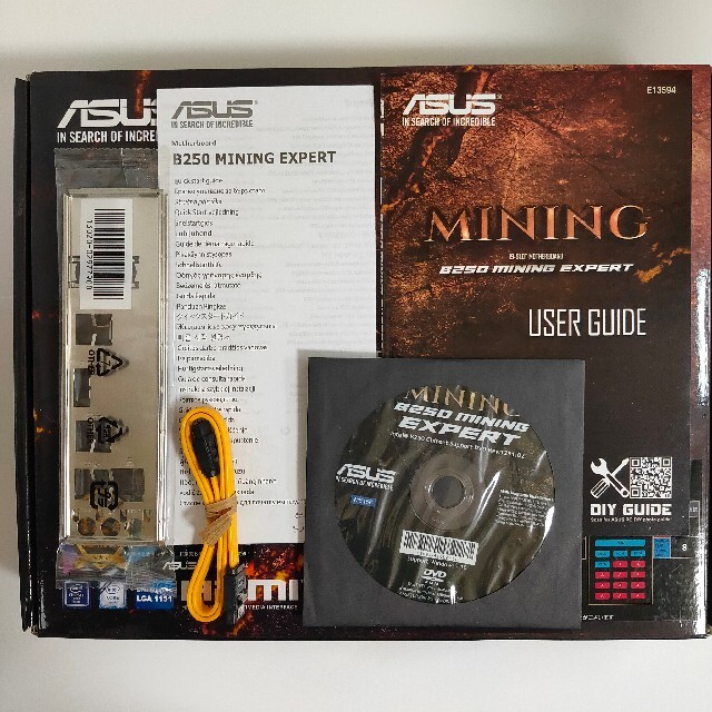 ASUS B250 MINING EXPERT 4Gメモリ Win10 セット