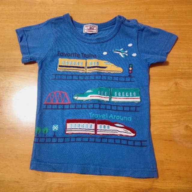 motherways(マザウェイズ)のマザウェイズ　motherways Tシャツ　新幹線　電車 95 100 105 キッズ/ベビー/マタニティのキッズ服男の子用(90cm~)(Tシャツ/カットソー)の商品写真