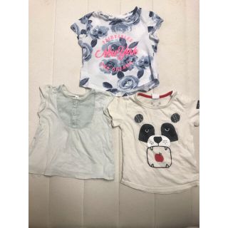 エイチアンドエム(H&M)の90 半袖Tシャツ　半袖　3枚セット　H&M 赤ちゃん本舗(Tシャツ/カットソー)