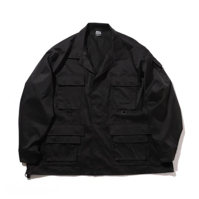 1LDK SELECT(ワンエルディーケーセレクト)のAbu Garcia × BEAMS 別注 BDU Jacket S Black メンズのジャケット/アウター(ミリタリージャケット)の商品写真