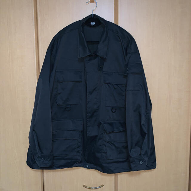 1LDK SELECT(ワンエルディーケーセレクト)のAbu Garcia × BEAMS 別注 BDU Jacket S Black メンズのジャケット/アウター(ミリタリージャケット)の商品写真