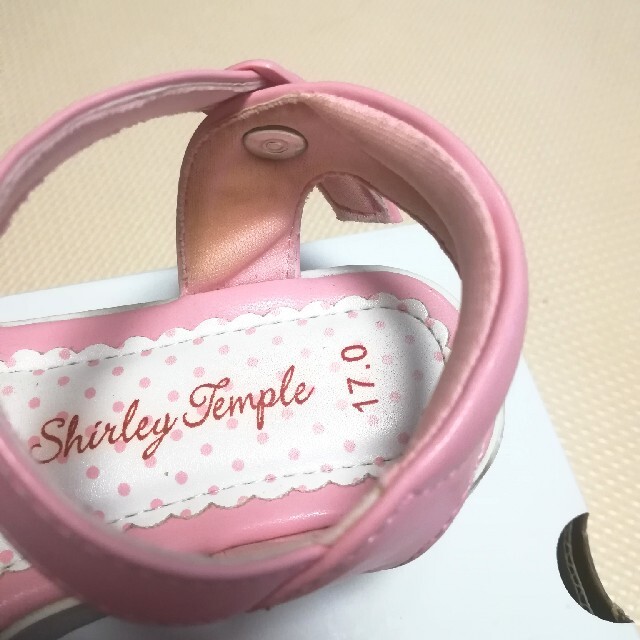 Shirley Temple(シャーリーテンプル)のシャーリーテンプル  リボンストラップサンダル  17 キッズ/ベビー/マタニティのキッズ靴/シューズ(15cm~)(サンダル)の商品写真