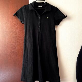 ラコステ(LACOSTE)のラコステ  黒 ワンピース(ひざ丈ワンピース)