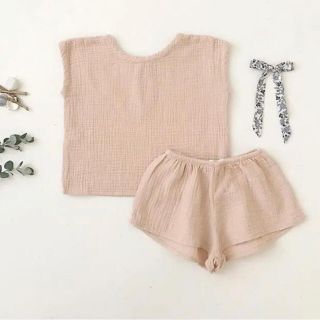 キャラメルベビー&チャイルド(Caramel baby&child )のsoor ploom セットアップ　honey ss20 2/3y(パンツ/スパッツ)