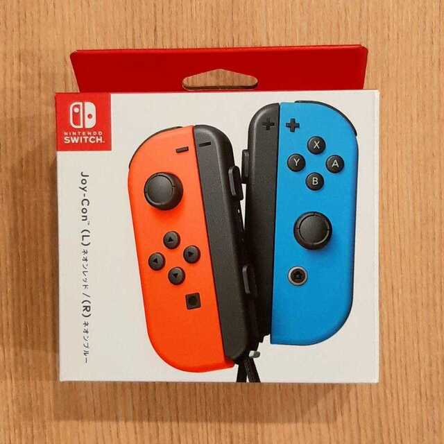 Switch ジョイコン Joy-Con ネオンレッド/ネオンブルー エンタメ/ホビーのゲームソフト/ゲーム機本体(その他)の商品写真