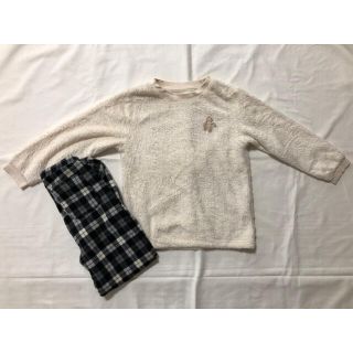 ユニクロ(UNIQLO)の【UNIQLO】130cm フリースパジャマ(パジャマ)