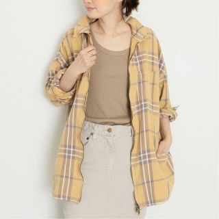 ドゥーズィエムクラス(DEUXIEME CLASSE)の★新品★DeuxiemeClasse★チェックZIPシャツ★(シャツ/ブラウス(長袖/七分))