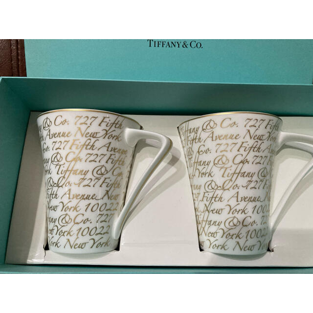Tiffany & Co.(ティファニー)のティファニーペアマグカップ ノーツマグ インテリア/住まい/日用品のキッチン/食器(食器)の商品写真