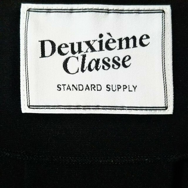 美品 DEUXIEME CLASSE ボートネック ワンピース 黒