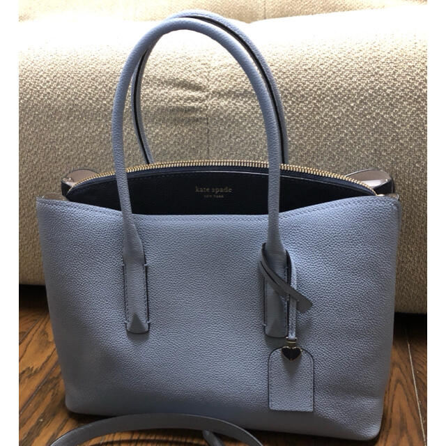 kate spade new york(ケイトスペードニューヨーク)のケイトスペード　マルゴー　2way ラージサッチェル　バイカラー レディースのバッグ(トートバッグ)の商品写真