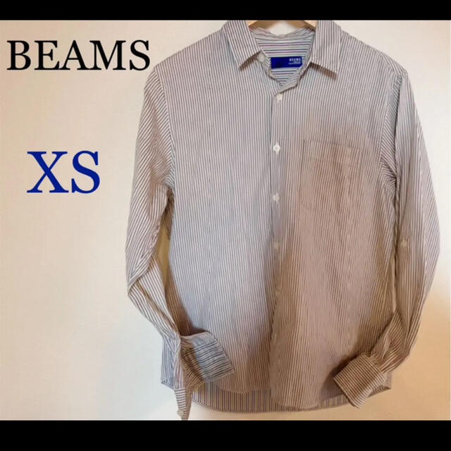 BEAMS(ビームス)の★BEAMSストライプシャツ【XS】大人デザインでシックに♪ メンズのトップス(シャツ)の商品写真