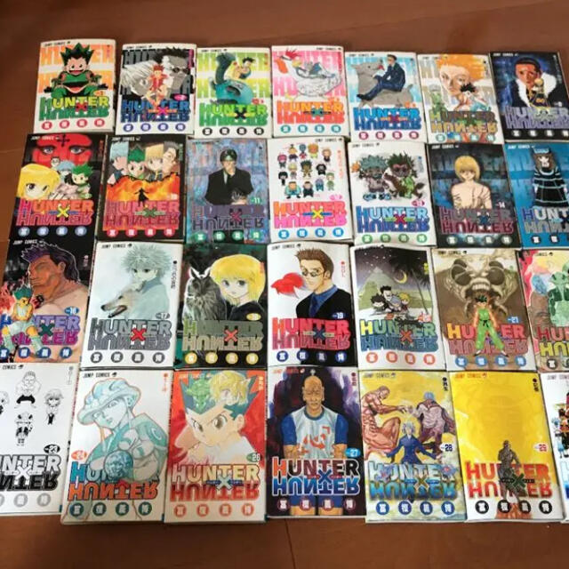 集英社(シュウエイシャ)のＨＵＮＴＥＲ×ＨＵＮＴＥＲ (ハンターハンター)1〜34巻 エンタメ/ホビーの漫画(その他)の商品写真