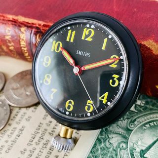 SMITH - 【高級懐中時計】美品 スミス 黒 51mm メンズ ビンテージ