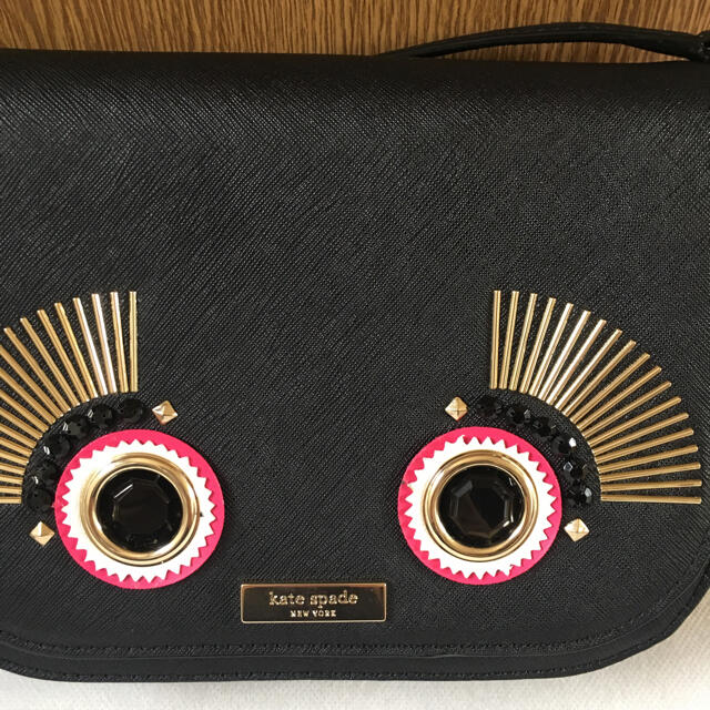 kate spade new york(ケイトスペードニューヨーク)の未使用 ケイトスペード モンスターバッグ 黒 レディースのバッグ(ショルダーバッグ)の商品写真