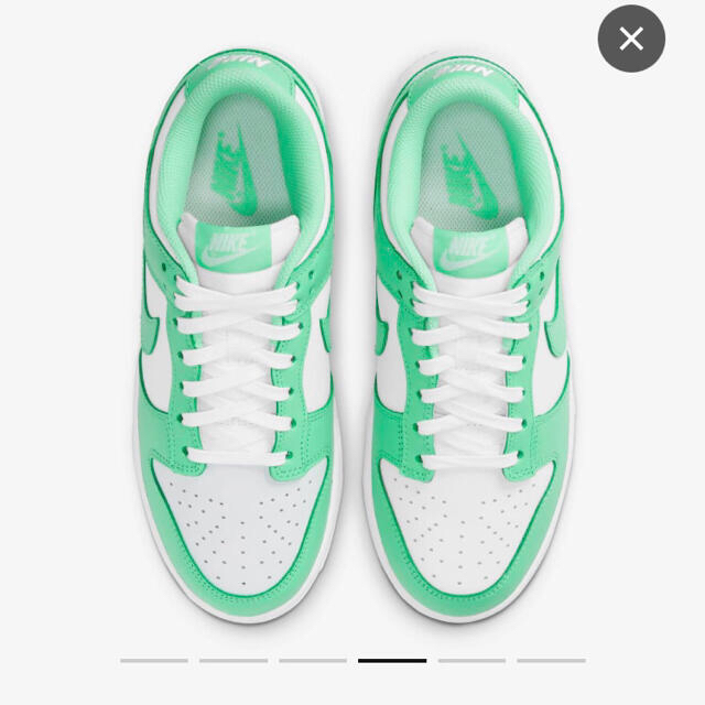 NIKE(ナイキ)のNIKE ウィメンズ DUNK LOW GREEN GLOW 28.5cm メンズの靴/シューズ(スニーカー)の商品写真