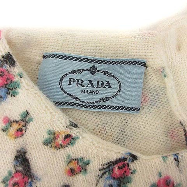 PRADA(プラダ)のプラダ PRADA 2019年製 ニット セーター 長袖 花柄 総柄 フローラル レディースのトップス(ニット/セーター)の商品写真