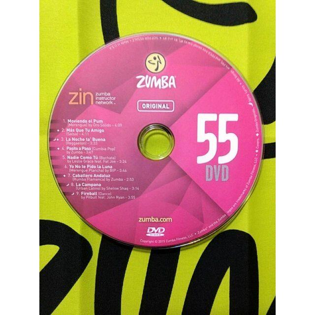 Zumba(ズンバ)のズンバ　ZUMBA　CD＆DVD　ZIN55　インストラクター専用 エンタメ/ホビーのDVD/ブルーレイ(スポーツ/フィットネス)の商品写真