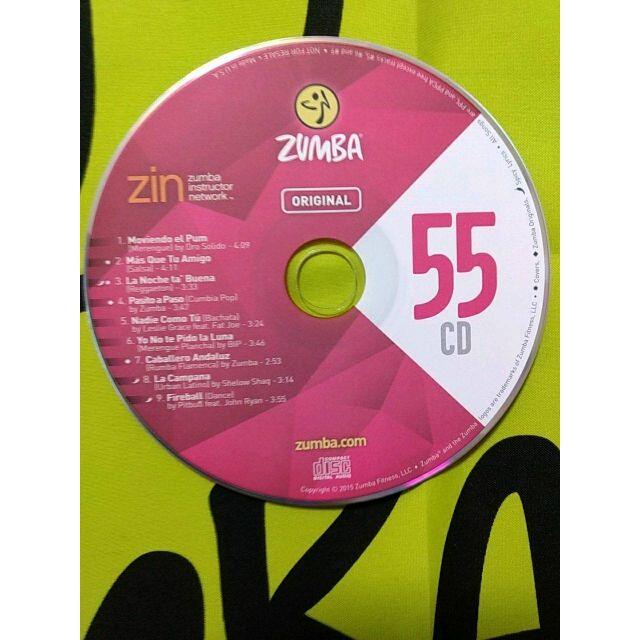 Zumba(ズンバ)のズンバ　ZUMBA　CD＆DVD　ZIN55　インストラクター専用 エンタメ/ホビーのDVD/ブルーレイ(スポーツ/フィットネス)の商品写真