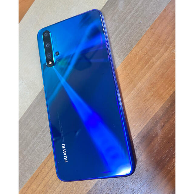 【超美品/クリアケース保護フィルム付き】HUAWEI nova5T/SIMフリースマートフォン/携帯電話