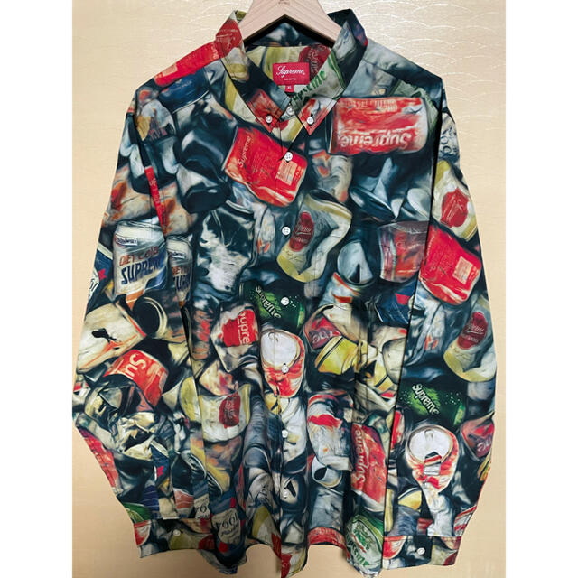 supreme cans shirt シュプリーム シャツ L