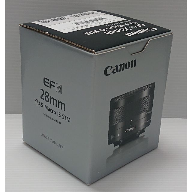 スマホ/家電/カメラCanon マクロレンズ EF-M28mm F3.5 IS STM