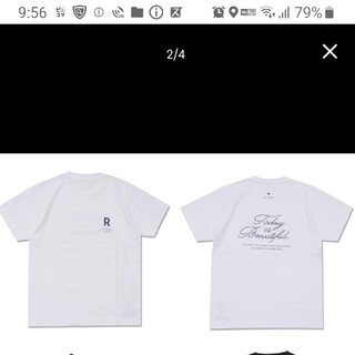 ロンハーマン(Ron Herman)のロンハーマンカフェTシャツ　S　ホワイト　新品未使用(Tシャツ/カットソー(半袖/袖なし))