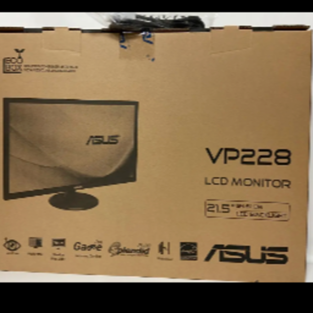 ASUS(エイスース)のASUS エイスース モニター VP228 21.5型 フルHD　美品 スマホ/家電/カメラのPC/タブレット(ディスプレイ)の商品写真