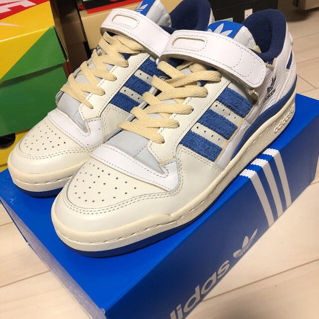 adidas FORUM 84 LOW BLUE THREAD 27cm US9 - スニーカー