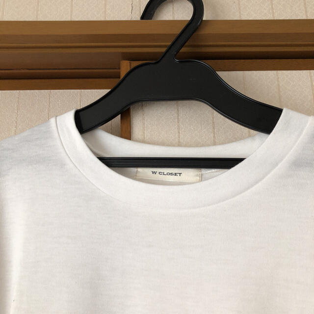 w closet(ダブルクローゼット)の新品❤️未使用　wcloset  Tシャツ　2枚セット レディースのトップス(Tシャツ(半袖/袖なし))の商品写真