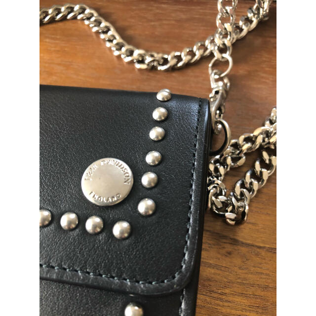 TRAVEL POUCH WITH STUDS BLACK