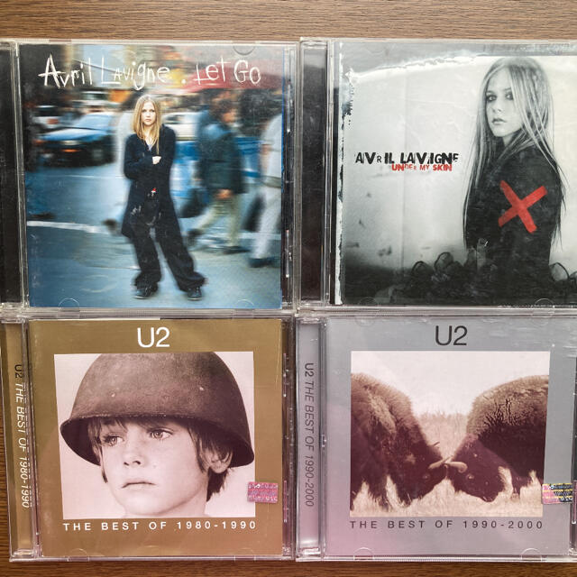 洋楽CDアルバム4枚セット アヴリル・ラヴィーン、U2 エンタメ/ホビーのCD(ポップス/ロック(洋楽))の商品写真