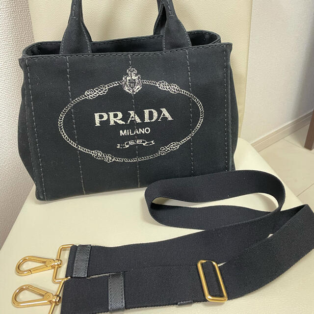 PRADA カナパミニ　ブラック