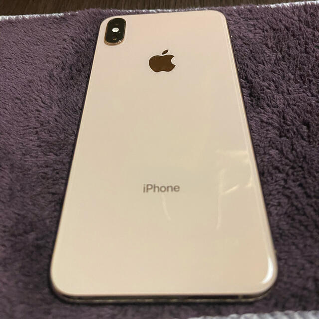 iPhone(アイフォーン)の【SIMフリー】iPhone XS Max 256GB ゴールド 美品 スマホ/家電/カメラのスマートフォン/携帯電話(スマートフォン本体)の商品写真