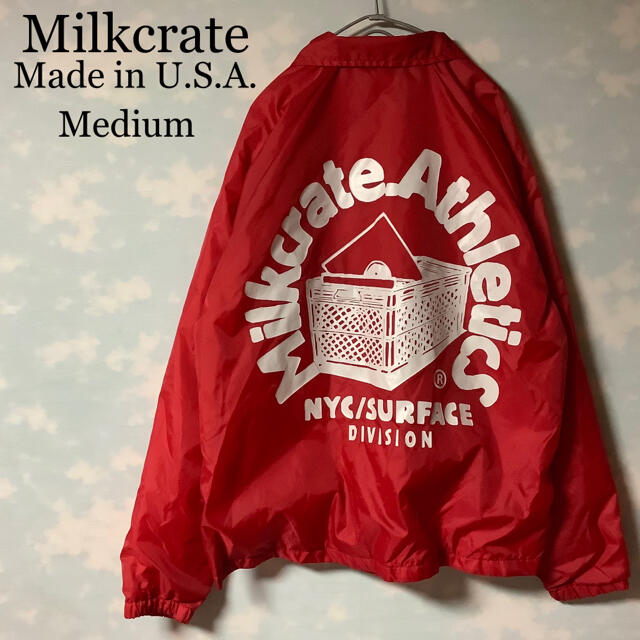 USA製 Milkcrate. Athletics コーチジャケット レコード