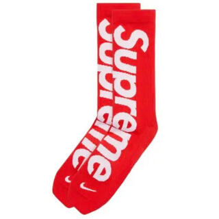 シュプリーム(Supreme)のSupreme Nike Lightweight Crew Socks  Red(ソックス)