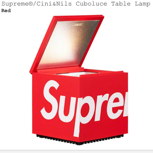 Supreme(シュプリーム)のSupreme®/Cini&Nils Cuboluce Table Lamp インテリア/住まい/日用品のライト/照明/LED(テーブルスタンド)の商品写真