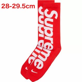 シュプリーム(Supreme)のsupreme NIKE Lightweight Crew Socks Red (ソックス)