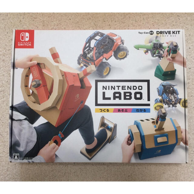 Nintendo Switch(ニンテンドースイッチ)のNintendo Labo Toy-Con 03： Drive Kit Swit エンタメ/ホビーのゲームソフト/ゲーム機本体(家庭用ゲームソフト)の商品写真