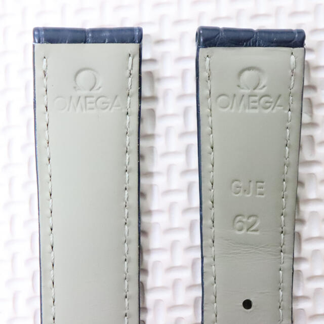 OMEGA(オメガ)の【未使用に近い】OMEGA 純正　クロコレザーベルト メンズの時計(レザーベルト)の商品写真