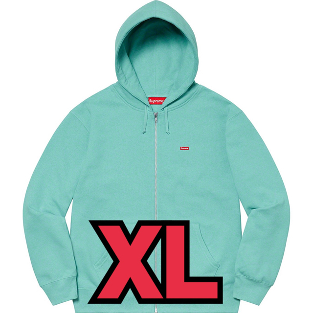 Supreme Small Box Zip Hooded Sweatshirt