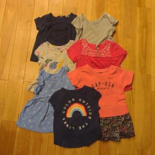 ベビーギャップ(babyGAP)の12-18M 女の子 トップス まとめ売り Old Navy baby GAP(Ｔシャツ)