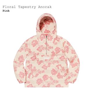 シュプリーム(Supreme)の【新品】Supreme Floral Tapestry Anorak ピンク(ナイロンジャケット)