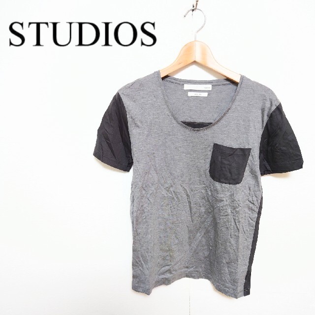 STUDIOUS(ステュディオス)のSTUDIOS ステュディオス ポケット付きTシャツ メンズのトップス(Tシャツ/カットソー(半袖/袖なし))の商品写真