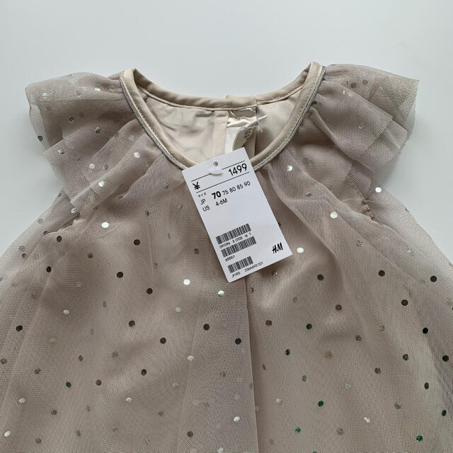 H&M(エイチアンドエム)のH&M babyドレス キッズ/ベビー/マタニティのベビー服(~85cm)(ワンピース)の商品写真