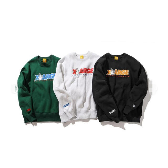 XLARGE(エクストララージ)の新品 白 Lサイズ XLARGE X FR2 コラボ スウェット メンズのトップス(スウェット)の商品写真