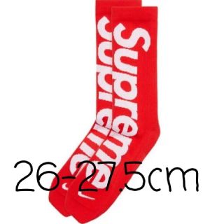 シュプリーム(Supreme)の赤 Supreme NIKE Lightweight Crew Socks (ソックス)