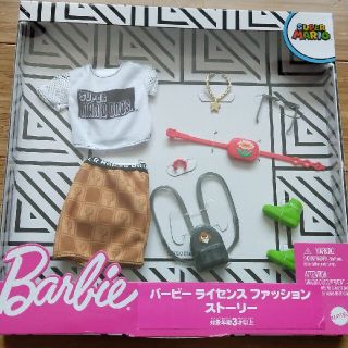 バービー(Barbie)の新品！バービー　マリオ　上下服セット(ぬいぐるみ/人形)