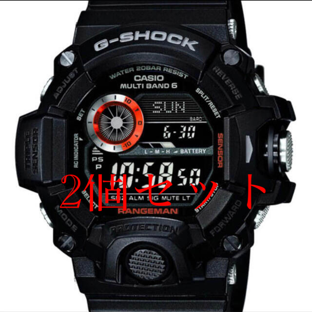 G-SHOCK(ジーショック)のレンジマン オールブラック GW-9400BJ-1JF　CASIO メンズの時計(腕時計(デジタル))の商品写真