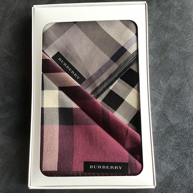 BURBERRY(バーバリー)のハンカチ2枚　BURBERRY メンズのファッション小物(ハンカチ/ポケットチーフ)の商品写真